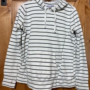 Motherhood Maternity white hoodie sweatshirt. Size S w nursing access. GUC.